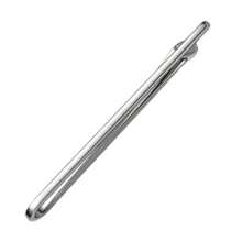 1 Stück/4 Stücke hochwertige koreanische Stil Kupfer Krawattenklammern, modische Herren Formal Business Silber Schwarz schmale Krawattenklammern, Hochzeit