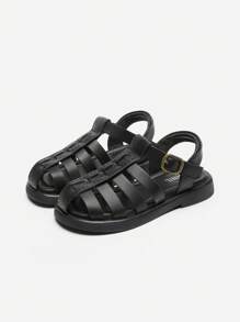 Annil Zapatos para niños, sandalias deportivas para niñas, zapatos de princesa para primavera y verano, zapatos romanos de suela blanda para uso exterior