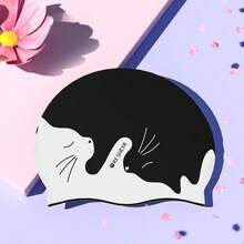 1 件装硅胶泳帽，防水超大尺寸泳帽，专业舒适长发时尚泳帽 - 彩色 - 查看 4