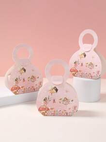 12 Stücke Geschenkboxen mit Henkel im Blumenfee-Design, Geschenkboxen aus Papier mit Blumenfee-Muster, Geschenkdekorationsboxen für Blumenfee-Geburtstagsfeiern, Geschenkverpackung für Feiertags-Feiern, Baby-Shower-Dekorationen, Gender-Enthüllungsdekorationen, Blumenfee-Themen-Party-Geschenkverpackungsbedarf, Hochzeitsdekoration, Party-Tisch-Geschenkdekorationsbedarf, Boxen für kleine Artikel, Küchen-Verpackungsbedarf, Party-Gastgeschenke