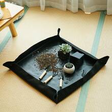 Gardening Mats, Soil Mats, Plant Changing Pots, Mixed Soil Mats, Waterproof Household Balconies, Gardening Mats, Flower Mats, Tools - Black - View 7