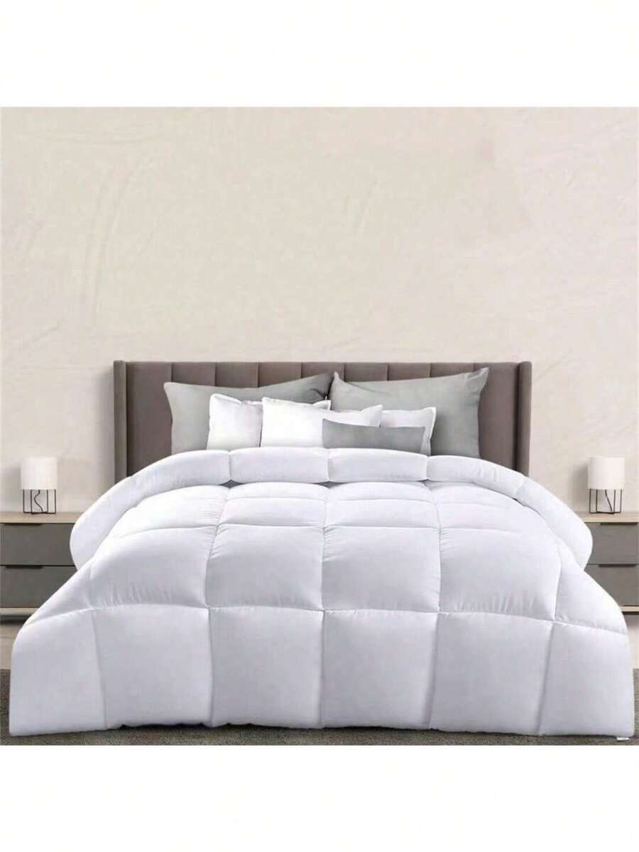 [Available In All Seasons]Utopia Bedding Lightweight Comforter,Breathable Queen Down Comforter, Cozy Duvet Queen Size Insert, White Queen Comforter Winter Best Hig - 白色 - 查看 1