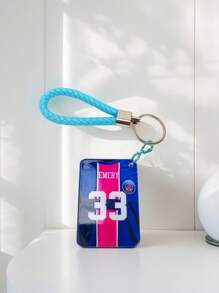 Llaveros con arena móvil personalizados, llaveros con patrones de camisetas del Real Madrid/Barcelona, adornos de balón para bolso con nombres y números de jugadores personalizables, llaveros brillantes, regalos ideales para amigos, compañeros de clase, parejas, impresión 3D de acrílico