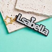 Customized Keychain Large Size Design Star Buckle Souvenir Birthday Gift Surprise Gift Graduation Season Back To School Season Travel Essentials