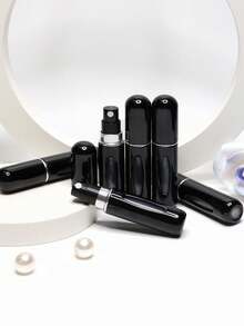 1/5/10件 5毫升 便携式香水雾化器 迷你香水补充瓶 样品喷雾瓶分配器 化妆品旅行容器