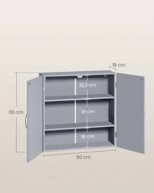 Bathroom Shelves & Corner Shelves Back To School - Grey - View 3