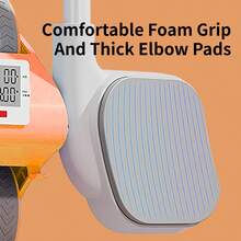 Automatic Rebound Ab Roller With Elbow Support & Knee Pads LCD Timer Display Home/Gym Core Workout Equipment Orange/Purple - Orange - View 5