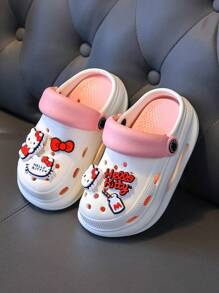 Sanrio ديكور حذاء (6 قطع/12 قطعة) - مناسب للرجال/النساء من سانريو هالو كيتي , الاسطول وأنيق قابل للفصل ، مناسب لارتداء الكلوغز والصنادل في الربيع والصيف