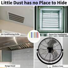 5pcs Small Microfiber Duster Sticks For Cleaning, Mini Washable Car Vent Cleaner Fan Cleaning Brush Mini Blind Crevice Cleaning Tool Catch Dust For Windows - Multicolor - View 3