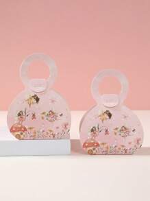 12 Stücke Geschenkboxen mit Henkel im Blumenfee-Design, Geschenkboxen aus Papier mit Blumenfee-Muster, Geschenkdekorationsboxen für Blumenfee-Geburtstagsfeiern, Geschenkverpackung für Feiertags-Feiern, Baby-Shower-Dekorationen, Gender-Enthüllungsdekorationen, Blumenfee-Themen-Party-Geschenkverpackungsbedarf, Hochzeitsdekoration, Party-Tisch-Geschenkdekorationsbedarf, Boxen für kleine Artikel, Küchen-Verpackungsbedarf, Party-Gastgeschenke