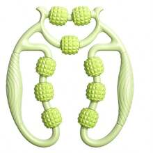 A 1-Arm Leg Massager With 9 Muscle Rollers, A Relaxation Massage Tool With Leg Rollers, Suitable For Gyms And Outdoors, Applicable To Legs, Arms, Neck, Calves, Thighs, Back, Tennis And Golf Elbows, For Muscle Stiffness And Tension.(There Will Be Color Differences) Gym Accessories