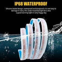 Car Hood Led Strip,5FT Led Strip Lights For Car Hood,Car LED Lights Flexible LED Hood Light Strip Engine Hood Guide Decorative Light Bar, Waterproof Hood Beam Light Strip - star scan-white - 查看 4