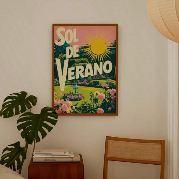 1 pezzo Stampe "No Bra No Problem", cartellone del "No Bra Club", arte murale minimalista, stampe su tela Vogue, cartellone arancione per adolescenti, arte murale vintage, arte, tipografia contemporanea per soggiorno e camera da letto, decorazione moderna senza cornice