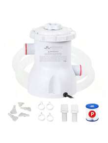 Bomba Filtro 1250L/H para Piscina Inflável e Estrutural VG Plus - Branco - Visão 1