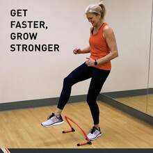 Body Sport Adjustable Athletic Speed Training Hurdles, Jumping &Amp; Speed Training Fitness Equipment, Hurdles For Track &Amp; Field, Basketball, Soccer &Amp; More, Set Of 5 - Orange - View 6