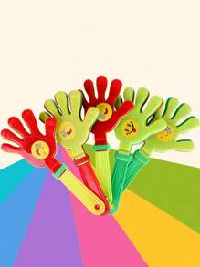 1/5/10pcs Colorful Clapping Hand Noise Maker, Game Cheering Supplies, Noisemaker Toys
