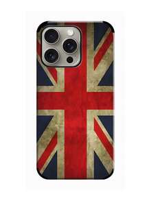 1 Ốp lưng điện thoại bằng da mềm in hình quốc kỳ Mỹ/Anh cổ điển, thiết kế sọc sáng tạo, ốp lưng bảo vệ chống bụi tương thích với Apple 17 Pro Max/16 Pro Max/12pro/13/14plus/15promax/16promax11//13Pro, quà tặng ngày lễ - Gỗ đỏ - Xem 19