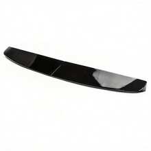 FOR  TRANSIT CUSTOM 2012-2020 GLOSS BLACK REAR TWIN BARN DOOR ROOF SPOILER - Black - View 7