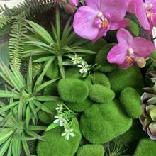 10pcs Artificial Moss Balls, Microfiber Faux Greenery Decorative Stones For Home Decor, Vase & Table Accents, Planter Embellishments, Wedding & Party Decor, No Container Included, Event Decor | Green Decorative Stones | Realistic Faux Moss