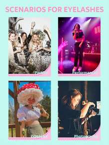 6 paia di ciglia finte per occhi a forma di gatto, ciglia volpe, ciglia allungate agli angoli degli occhi, ciglia finte in finta pelliccia di visone, aspetto naturale, estensioni di ciglia corte per il trucco