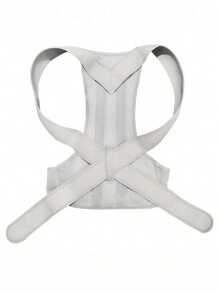 1 pieza Soporte de postura para la espalda, entrenador ajustable para hombros y cintura para hombres y mujeres, correa elástica para soporte lumbar