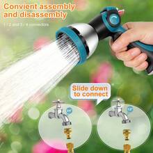 150FT Expandable Garden Hose, Flexible Water Hose Strength Fabric 2500D, Leak-Proof Retractable Heavy Duty Hose Pipe, Brass Alloy Connector, Kink-Free - 150TF - 查看 5