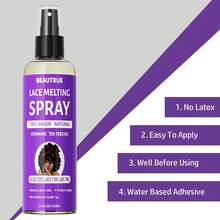 ​Beautrue 100ml Lace Wig Glue Quick Drying Spray Long Lasting Invisible Lace Natural Melting And Holding Mousse Spray Front Lace Wig Glue