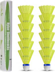 12-Pack Feather Badminton Shuttlecocks With Great Stability And Durability,Shuttlecock Indoor Outdoor Sports Hight Speed Training Badminton Birdie Balls - Black - View 9