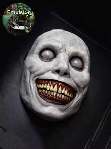 1PC New Mask, Smiling Devil Eyes Cosplay Mask Scary And Funny For Party Wear - Multicolor - View 8