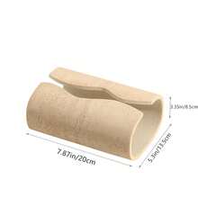 1pc Resin Tissue Box Holder Desktop Tissue Holder Tissue Box Cover Tissue Storage Box Centerpiece Bathroom Accessories Imitation Stone Material - 1pc - View 5