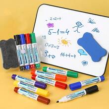Large-Capacity Whiteboard Markers For Children Washable Water-Based Markers Washable Drawing Board Pens Doodle Coloured Pen Set,Back To School - Multicolor - View 7