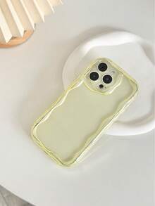 Cute Solid Color Basic Phone Case Asymmetrical Wavy Ripple Translucent 4pcs Thick Red 10 Protective Cases Colorful Candy Painted Shock-Proof Covers For New 14 Compatible With IPhone Waterproof Anti-Fall Scratch Resistant Birthday Gift Party - Multicolor - View 9