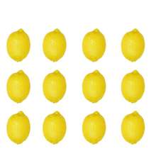 Artificial Lemons Artificial Fruits Fake Lemons Lifelike Lemonade Simulation Party Kitchen Table Summer Decorations Vase Filler Photographic Props (Yellow Lemons)