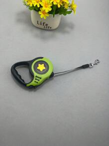 1 pièce Laisse pour animaux de compagnie avec étoile clignotante, laisse extensible automatique pour chats et chiens