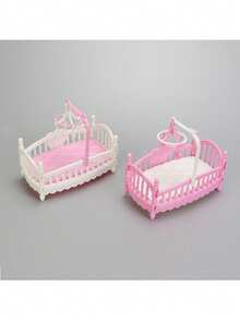 娃娃配件 公主床挂头铃玩具（随机配件） 迷你家具（适合11cm娃娃） 娃娃屋配件 小摆件 微型场景玩具,房间装饰 - 彩色 - 查看 7