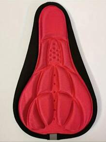 1pc Ergonomic 3D Gel Bicycle Seat Cushion - Super Soft, Thick & Comfortable Silicone Pad, Suitable For Mountain And Road Bikes, Breathable Design With Easy Install Drawstring, Non-Slip - Available In Black, Blue, Red, For Pressure Relief & Enhanced Outdoor Cycling Experience | Ergonomic Bike Seat | Random Color Bike Seat With Pad