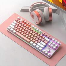 Acer OKW132 机械键盘 | 优质机械开关和背光键帽、耐用的金属面板、舒适的人体工程学设计、即插即用的便利性！