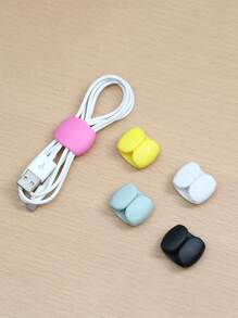 5pcs Travel Cable Organizer Clips, Minimalist Multi-Function Cord Winder Holder