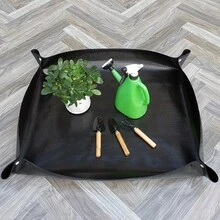 Gardening Mats, Soil Mats, Plant Changing Pots, Mixed Soil Mats, Waterproof Household Balconies, Gardening Mats, Flower Mats, Tools - Black - View 3