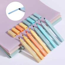 Mr. Pen- Aesthetic Highlighters, 8 Pcs, Chisel Tip, Pastel Colors, Cute Highlighters Assorted Colors - Màu Pastel 2 - Xem 6