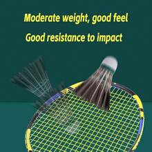 12-Pack Feather Badminton Shuttlecocks With Great Stability And Durability,Shuttlecock Indoor Outdoor Sports Hight Speed Training Badminton Birdie Balls - Black - View 6