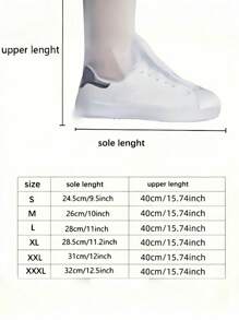 Tall Lace-Up Adjustable Waterproof Rain Shoe Covers, Foldable Anti-Sand Anti-Slip Thick Durable Overshoes For Outdoor Rainy Days