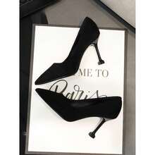 Women Pumps - 黑色升級版9CM跟高 - 查看 5