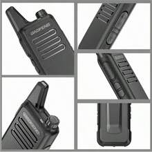 Baofeng 宝峰4个装BF-T20迷你对讲机2W便携式USB充电4个装双向无线电升级狩猎玩具 - BF-T20-4PCS - 查看 4