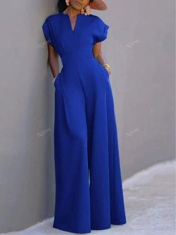 Women's Elegant Wide Leg Jumpsuit, Summer