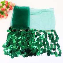 2 Yards 35cm Mesh Sequin Tassel Tassel Fringe Trim For Sewing Curtain Tassels Tassels Pendants Embroidered Lace Latin Dance Performance Costume Trimming Fringes Sewing Fringe Tassels Sewing Accessories Sewing Accessories Sewing Fringes Fabric And Lace Tassels Crafts Lace For Crafts Tassel Decoration