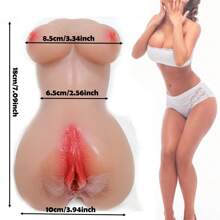 Schweres, weiches männliches Masturbator-Tasse-Sexspielzeug für Männer, realistisch vaginale Taschenmöse, künstlicher After-Analstöpsel, sexy Puppe zur Penisanregung, Sexspielzeuge für Erwachsene