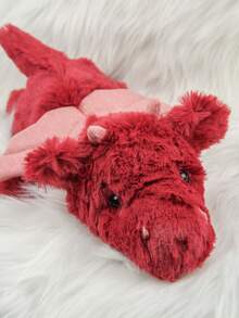 38cm Plush Dragon Doll, Dragon Plush Doll, Children's Birthday Party Gift, Decoration, Cupcake Topper, Small Plush Flying Dragon, Sitting Dinosaur Plush Doll - Multicolor - View 7