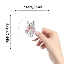 500 piezas Rollo de adhesivos color rosa, pegatinas estéticas de dibujos animados, pegatinas vintage, pegatinas Y2K, pegatinas lindas de Cutecore, pegatinas de vinilo resistentes al agua para botellas de agua, computadoras, portátiles, teléfonos, equipaje, cuadernos, refrigeradores - Multicolor - Ver 2