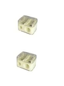 8/4/2pcs Makeup Pencil Sharpener, Lip Liner Pencil Sharpener, Eyebrow Pencil, Eyeliner Pencil Makeup Tool Sharpener, Eyeliner Pencil Sharpener, Double Hole Design, Excellent Material,Big & Small Hole Design, Easy To Use,Portable, Wide Application, Suitable For Beauty Salons, Nail Salons